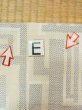 画像18: M1010E  女性用 単衣  シルク（正絹）   オフ　ホワイト, 幾何学模様 【中古】 【USED】 【リサイクル】 ★★★☆☆ (18)
