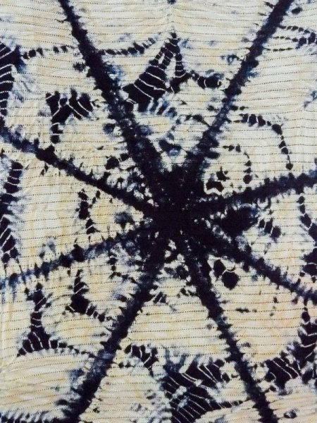 画像8: M1010J  女性用 夏物  シルク(正絹)   黒, 花 【中古】 【USED】 【リサイクル】 ★★★☆☆ (8)