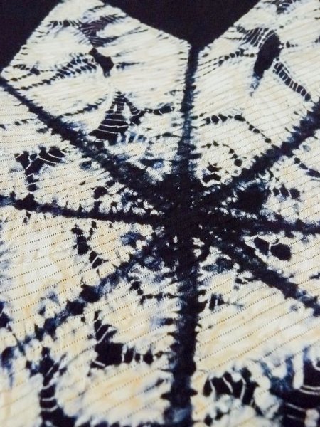 画像10: M1010J  女性用 夏物  シルク(正絹)   黒, 花 【中古】 【USED】 【リサイクル】 ★★★☆☆ (10)