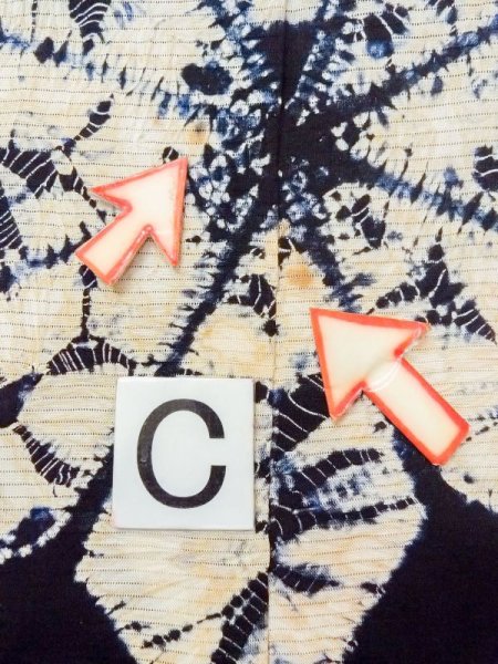 画像17: M1010J  女性用 夏物  シルク(正絹)   黒, 花 【中古】 【USED】 【リサイクル】 ★★★☆☆ (17)