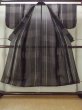 画像2: M1010K  女性用 夏物  シルク（正絹）   黒, 縞 【中古】 【USED】 【リサイクル】 ★☆☆☆☆ (2)