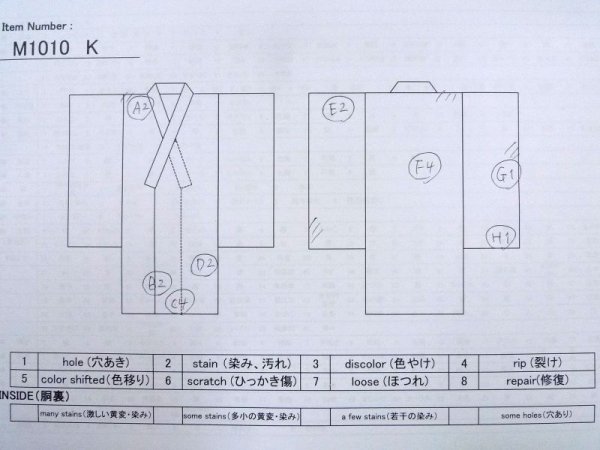 画像13: M1010K  女性用 夏物  シルク（正絹）   黒, 縞 【中古】 【USED】 【リサイクル】 ★☆☆☆☆ (13)
