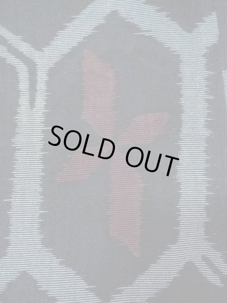 画像5: M1010O  女性用 夏物  シルク（正絹）   黒, 花 【中古】 【USED】 【リサイクル】 ★☆☆☆☆ (5)