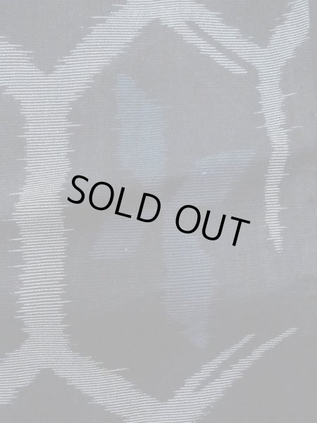 画像6: M1010O  女性用 夏物  シルク（正絹）   黒, 花 【中古】 【USED】 【リサイクル】 ★☆☆☆☆ (6)