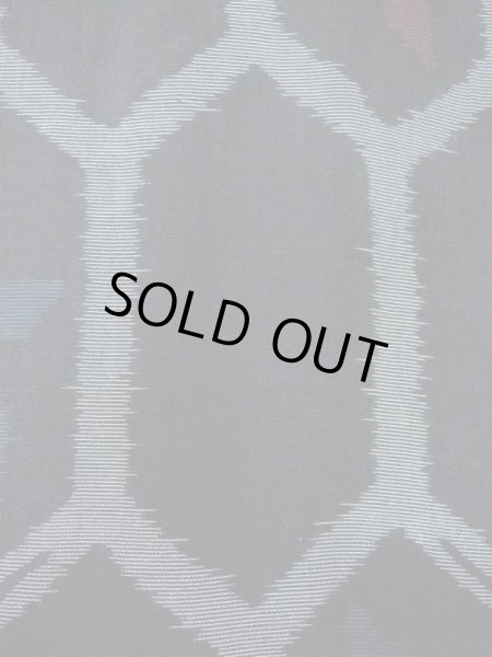 画像7: M1010O  女性用 夏物  シルク（正絹）   黒, 花 【中古】 【USED】 【リサイクル】 ★☆☆☆☆ (7)