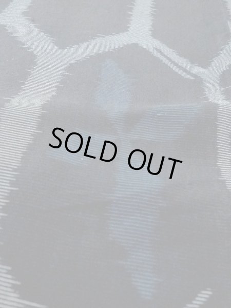 画像8: M1010O  女性用 夏物  シルク（正絹）   黒, 花 【中古】 【USED】 【リサイクル】 ★☆☆☆☆ (8)