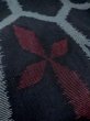画像9: M1010O  女性用 夏物  シルク（正絹）   黒, 花 【中古】 【USED】 【リサイクル】 ★☆☆☆☆ (9)
