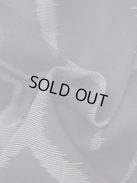 画像11: M1010O  女性用 夏物  シルク（正絹）   黒, 花 【中古】 【USED】 【リサイクル】 ★☆☆☆☆ (11)