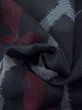 画像12: M1010O  女性用 夏物  シルク（正絹）   黒, 花 【中古】 【USED】 【リサイクル】 ★☆☆☆☆ (12)