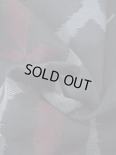 画像12: M1010O  女性用 夏物  シルク（正絹）   黒, 花 【中古】 【USED】 【リサイクル】 ★☆☆☆☆ (12)