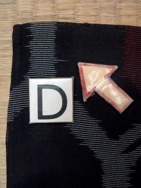 画像18: M1010O  女性用 夏物  シルク(正絹)   黒, 花 【中古】 【USED】 【リサイクル】 ★☆☆☆☆ (18)