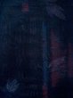 画像4: M1010P Mint  女性用 単衣  シルク（正絹）   黒, 花 【中古】 【USED】 【リサイクル】 ★★★★☆ (4)