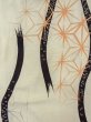 画像3: M1010Q  女性用 単衣  シルク（正絹）   オフ　ホワイト, 麻の葉 【中古】 【USED】 【リサイクル】 ★☆☆☆☆ (3)