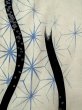 画像6: M1010Q  女性用 単衣  シルク（正絹）   オフ　ホワイト, 麻の葉 【中古】 【USED】 【リサイクル】 ★☆☆☆☆ (6)