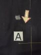 画像13: M1010S  女性用 単衣  シルク（正絹）   黒, 十字 【中古】 【USED】 【リサイクル】 ★★★☆☆ (13)