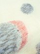 画像9: M1010U  女性用 単衣  化繊   オフ　ホワイト, 花 【中古】 【USED】 【リサイクル】 ★★☆☆☆ (9)
