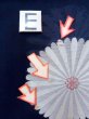 画像16: M1010X  女性用 単衣  シルク（正絹）   藍, 花 【中古】 【USED】 【リサイクル】 ★★☆☆☆ (16)