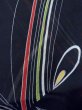 画像7: M1010Y  女性用 単衣  化繊   黒, 熨斗 【中古】 【USED】 【リサイクル】 ★☆☆☆☆ (7)