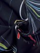 画像12: M1010Y  女性用 単衣  化繊   黒, 熨斗 【中古】 【USED】 【リサイクル】 ★☆☆☆☆ (12)