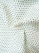 画像9: M1011C  男性用着物  シルク（正絹）   黒, 幾何学模様 【中古】 【USED】 【リサイクル】 ★★☆☆☆ (9)