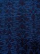 画像5: M1018A  女性用 単衣  綿麻   藍, 花 【中古】 【USED】 【リサイクル】 ★★★☆☆ (5)