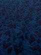 画像8: M1018A  女性用 単衣  綿麻   藍, 花 【中古】 【USED】 【リサイクル】 ★★★☆☆ (8)