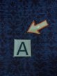 画像12: M1018A  女性用 単衣  綿麻   藍, 花 【中古】 【USED】 【リサイクル】 ★★★☆☆ (12)