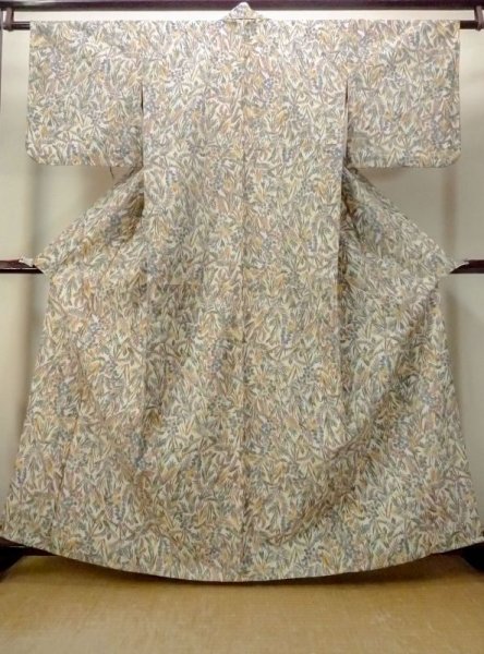 画像1: M1018D Mint  女性用 単衣  ウール   マルチカラー, 草 【中古】 【USED】 【リサイクル】 ★★★★☆ (1)