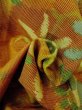 画像12: M1018H  女性用 単衣  ウール   橙色, 花 【中古】 【USED】 【リサイクル】 ★☆☆☆☆ (12)