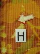 画像21: M1018H  女性用 単衣  ウール   橙色, 花 【中古】 【USED】 【リサイクル】 ★☆☆☆☆ (21)