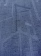 画像7: M1018J Mint  女性用 単衣  ウール  薄い 藍, 幾何学模様 【中古】 【USED】 【リサイクル】 ★★★★☆ (7)