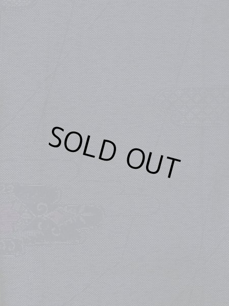 画像3: M1018K  女性用 単衣  ウール  深い 紺, 唐花 【中古】 【USED】 【リサイクル】 ★☆☆☆☆ (3)