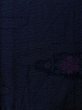 画像4: M1018K  女性用 単衣  ウール  深い 紺, 唐花 【中古】 【USED】 【リサイクル】 ★☆☆☆☆ (4)
