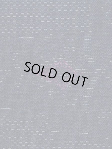 画像6: M1018K  女性用 単衣  ウール  深い 紺, 唐花 【中古】 【USED】 【リサイクル】 ★☆☆☆☆ (6)