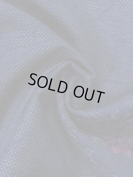 画像9: M1018K  女性用 単衣  ウール  深い 紺, 唐花 【中古】 【USED】 【リサイクル】 ★☆☆☆☆ (9)