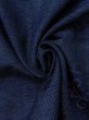 画像10: M1018K  女性用 単衣  ウール  深い 紺, 唐花 【中古】 【USED】 【リサイクル】 ★☆☆☆☆ (10)