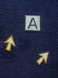 画像12: M1018K  女性用 単衣  ウール  深い 紺, 唐花 【中古】 【USED】 【リサイクル】 ★☆☆☆☆ (12)