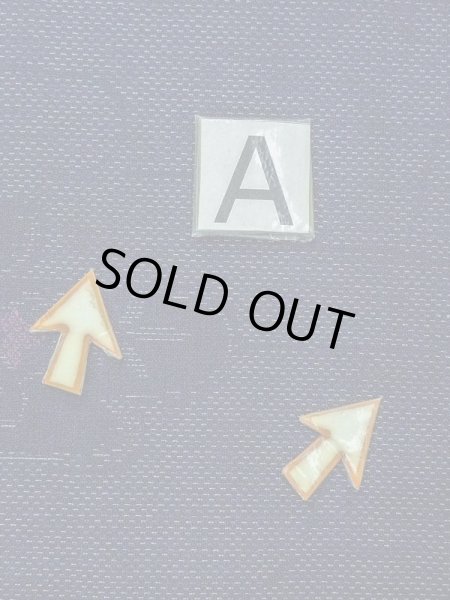 画像12: M1018K  女性用 単衣  ウール  深い 紺, 唐花 【中古】 【USED】 【リサイクル】 ★☆☆☆☆ (12)