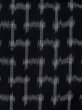 画像3: M1018L  女性用 単衣  ウール   黒, 抽象的模様 【中古】 【USED】 【リサイクル】 ★★☆☆☆ (3)