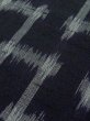 画像7: M1018L  女性用 単衣  ウール   黒, 抽象的模様 【中古】 【USED】 【リサイクル】 ★★☆☆☆ (7)