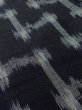 画像8: M1018L  女性用 単衣  ウール   黒, 抽象的模様 【中古】 【USED】 【リサイクル】 ★★☆☆☆ (8)