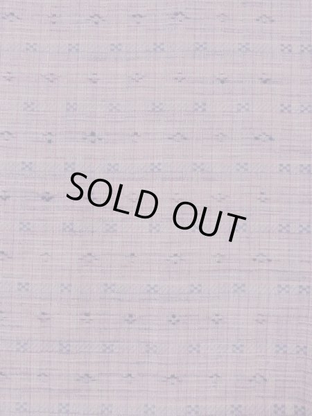 画像3: M1018N  女性用 単衣  ウール   紫色, チェック柄 【中古】 【USED】 【リサイクル】 ★★★★☆ (3)