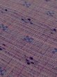 画像7: M1018N  女性用 単衣  ウール   紫色, チェック柄 【中古】 【USED】 【リサイクル】 ★★★★☆ (7)