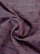 画像9: M1018N  女性用 単衣  ウール   紫色, チェック柄 【中古】 【USED】 【リサイクル】 ★★★★☆ (9)