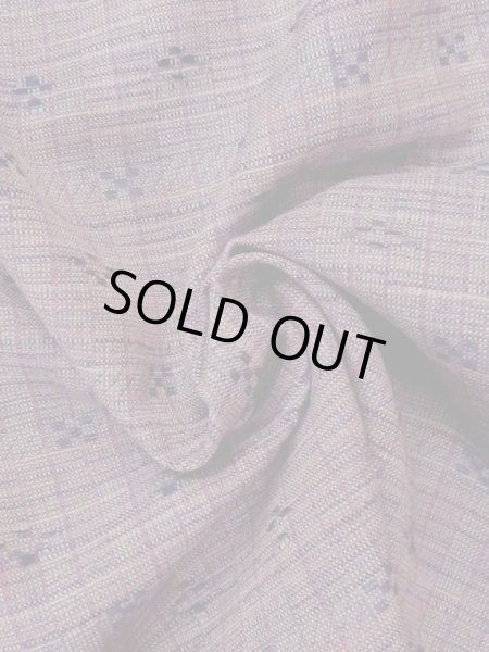 画像10: M1018N  女性用 単衣  ウール   紫色, チェック柄 【中古】 【USED】 【リサイクル】 ★★★★☆ (10)