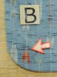 画像13: M1018O  女性用 単衣 矢羽柄 ウール  灰色がかった 水色, 線 【中古】 【USED】 【リサイクル】 ★★☆☆☆ (13)