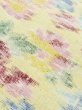 画像8: M1018P  女性用 単衣  シルク（正絹） 淡い 薄い 黄色, 花 【中古】 【USED】 【リサイクル】 ★★☆☆☆ (8)