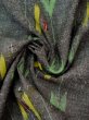 画像9: M1018Q  女性用 単衣  ウール  深い 灰色, 線 【中古】 【USED】 【リサイクル】 ★★★★☆ (9)