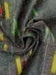 画像10: M1018Q  女性用 単衣  ウール  深い 灰色, 線 【中古】 【USED】 【リサイクル】 ★★★★☆ (10)