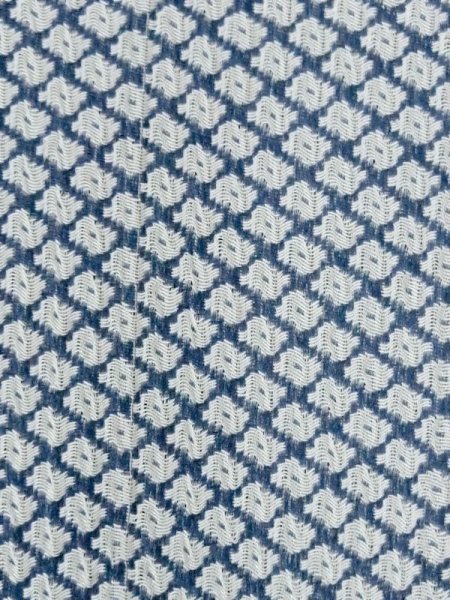 画像5: M1018R  女性用 単衣  化繊   青, かのこ 【中古】 【USED】 【リサイクル】 ★★☆☆☆ (5)